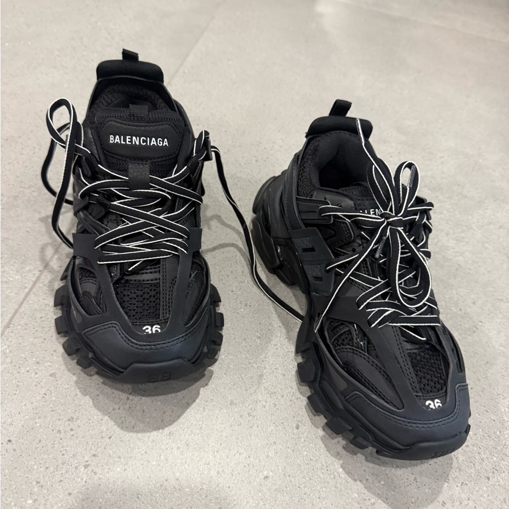 Balenciaga Black Athletic Shoes great condition